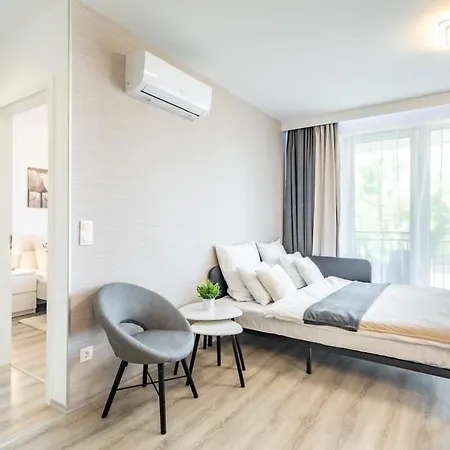 New With Balcony Apartament Budapeszt